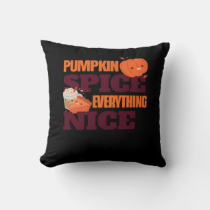 Kürbisgewürze und alles Gute für den Herbst Kissen
