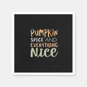 Kürbisgewürze und alles Gute für den Herbst Serviette