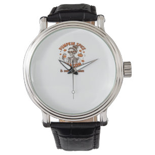 Kürbisgewürzsaison kommt bald Halloween Fal Armbanduhr