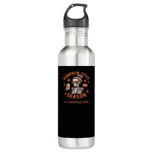 Kürbisgewürzsaison kommt bald Halloween Fal Edelstahlflasche