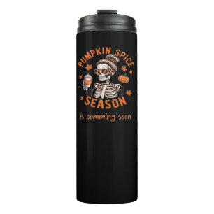Kürbisgewürzsaison kommt bald Halloween Fal Thermosbecher