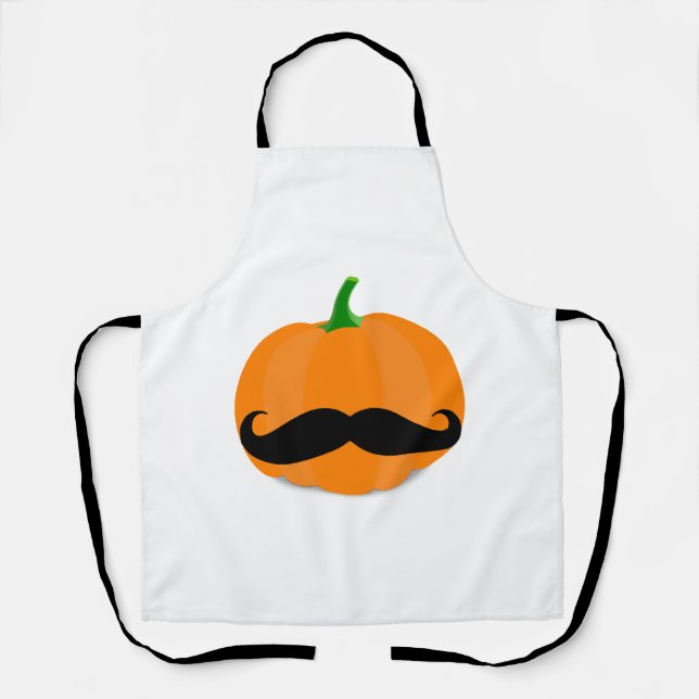 Kürbishalle mit Bart Schürze (Vorderseite)