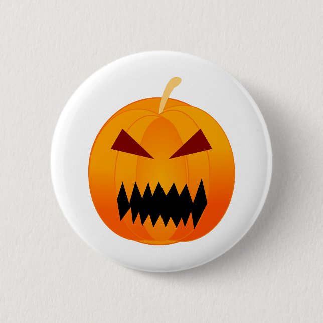 Kürbishalloween Button (Vorderseite)
