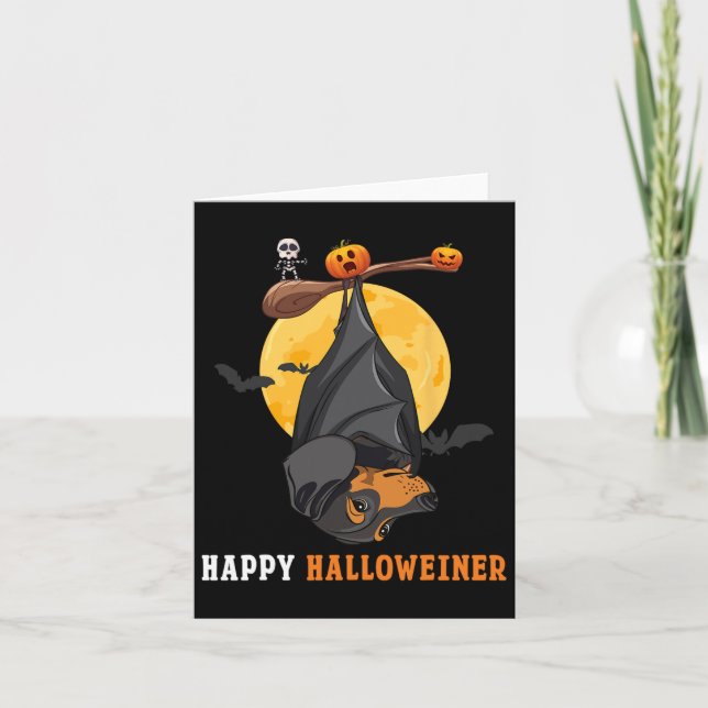 KürbisHalloween für Frauen und Amp; Katzenwurst Karte (Vorderseite)