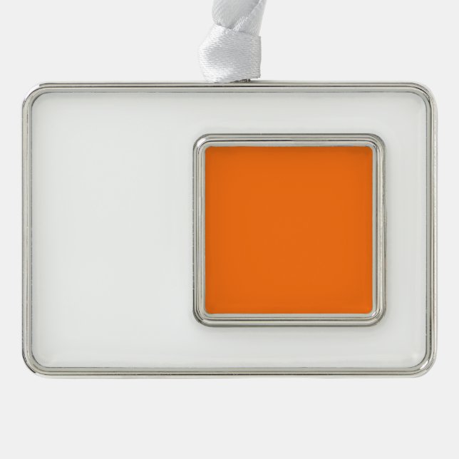 Kürbishex-Code FF7518 Rahmen-Ornament Silber (Vorderseite)