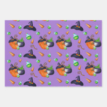 Kürbishexe, Süßigkeiten Design perfekt Halloween