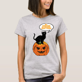 Kürbiskatze, Halloween-T - Shirt