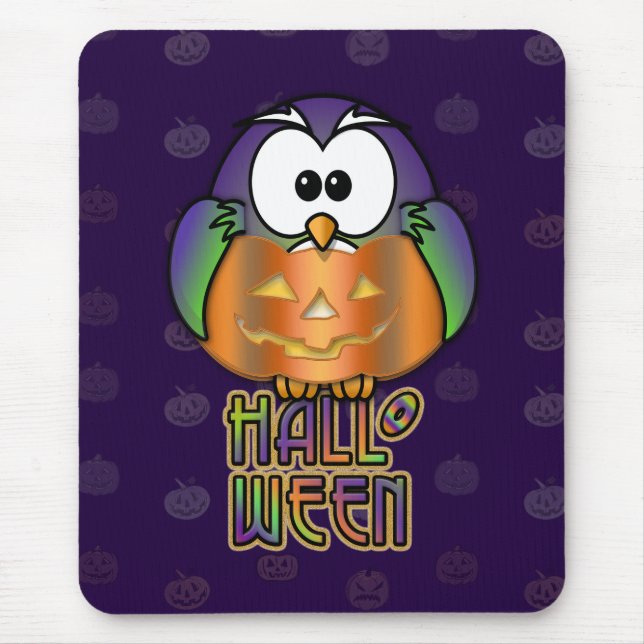 Kürbiskauz Mousepad (Vorne)