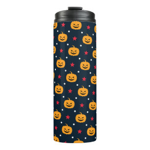 Kürbiskehus Halloween-Muster Thermosbecher