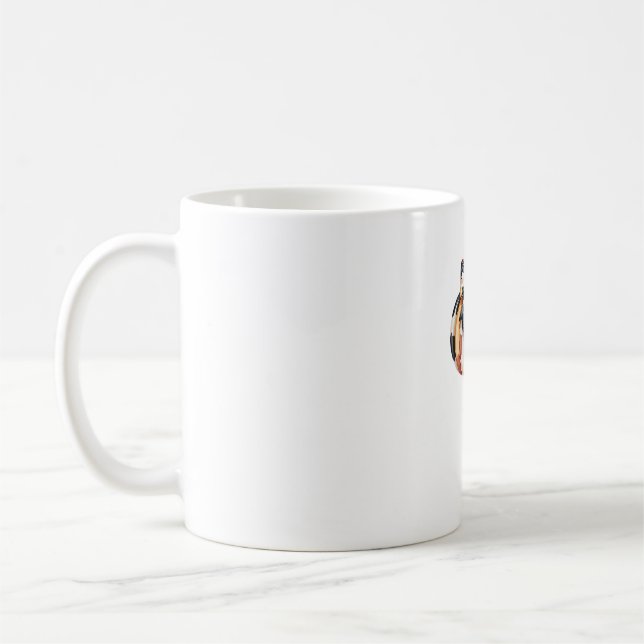 Kürbisklassischer T - Shirt Kaffeetasse (Links)