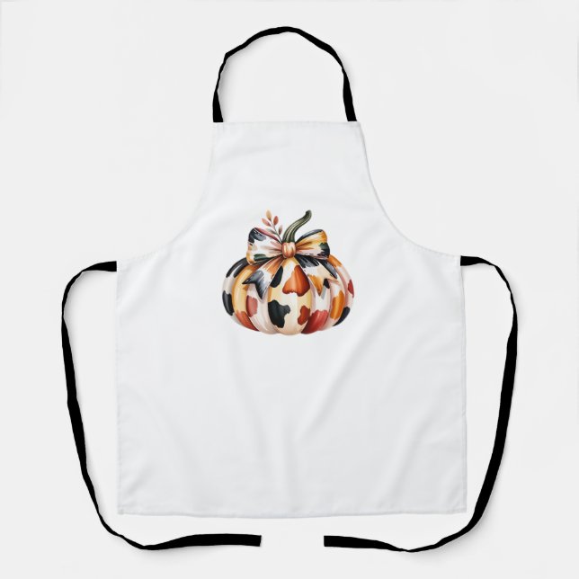 Kürbisklassischer T - Shirt Schürze (Vorderseite)