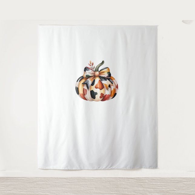 Kürbisklassischer T - Shirt Wandteppich (Vorderseite)