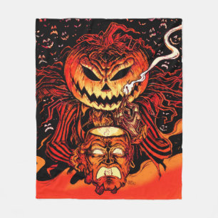 Kürbiskönig Lord O' Lanterns Halloween Fleece