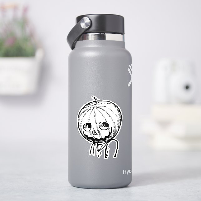 Kürbiskopf Aufkleber (HydroFlask)
