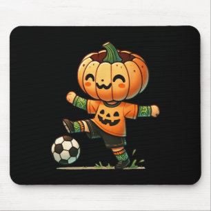 Kürbiskopf Fußball Halloween Kostüm Jungen Kinder  Mousepad