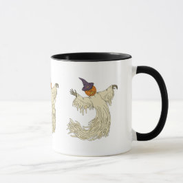 Kürbiskopf-Geist Halloween-Kunst Tasse