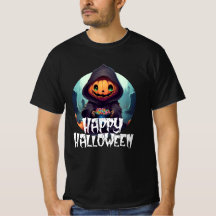 Kürbiskopf mit Süßigkeiten Frohes Halloween