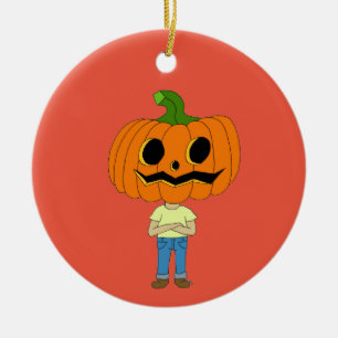 Kürbiskopfling Keramik Ornament