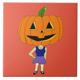 Kürbiskopflöte Fliese