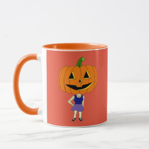 Kürbiskopflöte Tasse