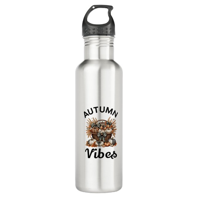 Kürbiskorb für Herbst Edelstahlflasche (Vorderseite)