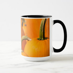 Kürbiskose Schwarz 15 oz Ringer Tasse