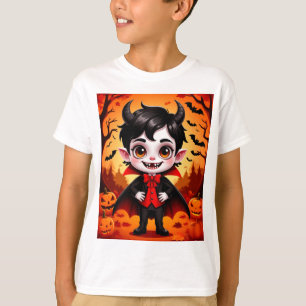 Kürbiskostümfigur für Halloween-Kollektion T-Shirt