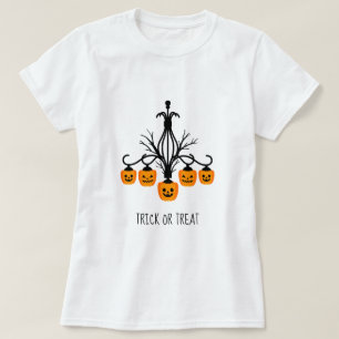 Kürbiskronleuchter Halloween-Thema T-Shirt