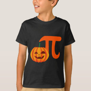 Kürbiskuchen Jack o Laterne Halloween Mathe lustig T-Shirt