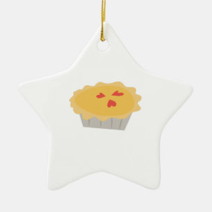 Kürbiskuchen Keramikornament