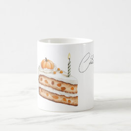Kürbiskuchen-Kerze zum Feiern Kaffeetasse
