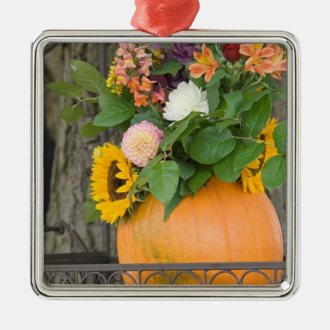 Kürbiskuchen Ornament Aus Metall (Vorne)