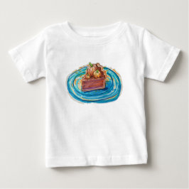 Kürbiskuchenstück Baby T-shirt