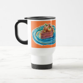 Kürbiskuchenstück Reisebecher