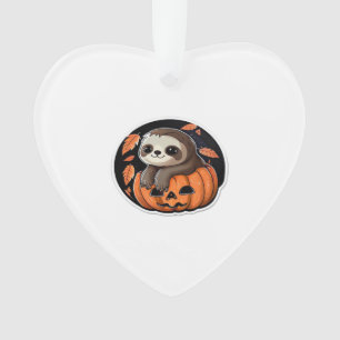 Kürbiskürbis Halloween-Aufkleber Oversized T - Shi Ornament