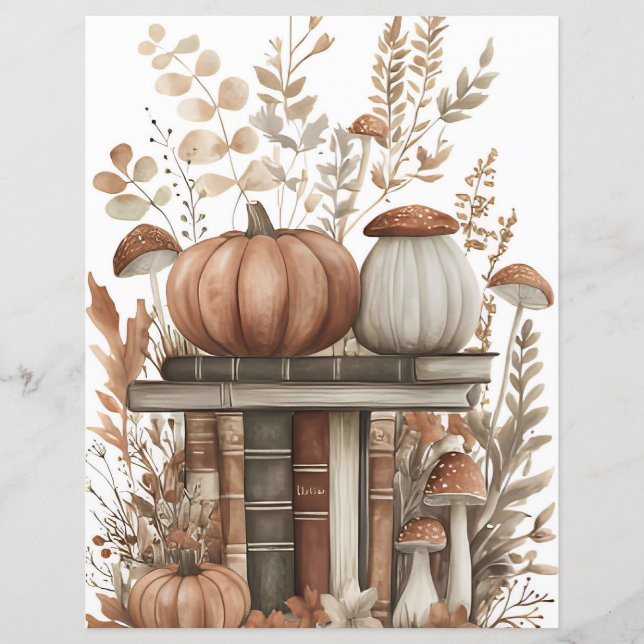 Kürbiskürbiskürbiskopapier in Farbe (Vorderseite)