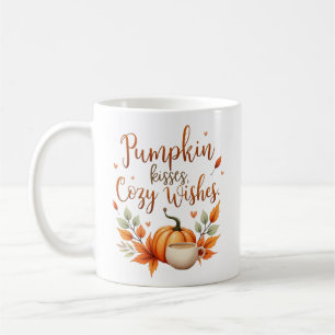 Kürbisküsse, gemütliche Wünsche  Kaffeetasse
