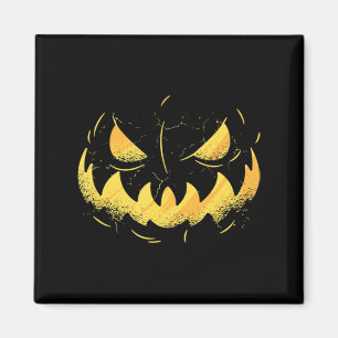 Kürbislaterne Beängstigende Kürbisgewächse Hallowe Magnet