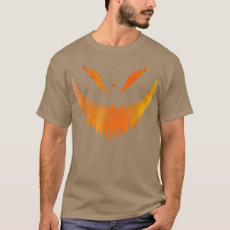 Kürbislaterne Carved Pumpkin Face Halloween Costu T-Shirt