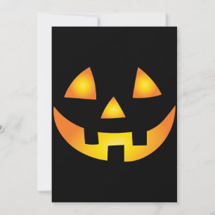 Kürbislaterne Creepy Pumpkin Face Halloween