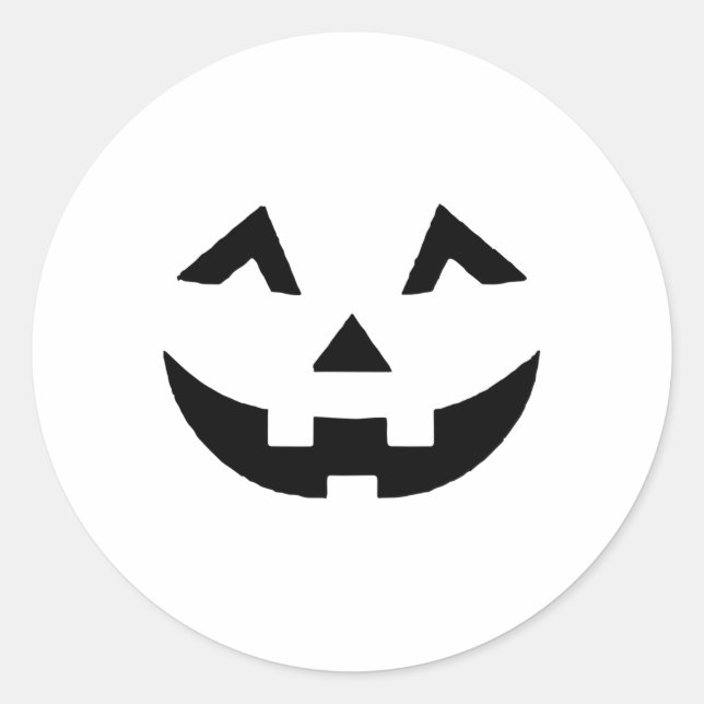 Kürbislaterne Face Pumpkin Eyelashes Hallowen Cos Runder Aufkleber (Vorderseite)