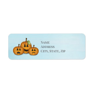 Kürbislaterne für das Pumpkin-Patch-Label