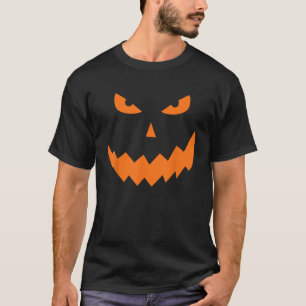 Kürbislaterne Giant Pumpkin Face Halloween Costum T-Shirt