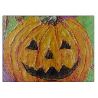 Kürbislaterne-Halloween-Kürbis-Ausschnitt-Brett Schneidebrett