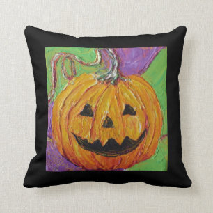 Kürbislaterne-Halloweenthrow-Kissen Kissen