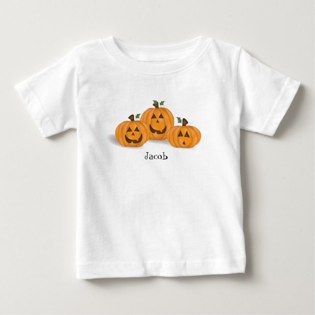 Kürbislaterne Kleinkind Baby T-shirt (Vorderseite)