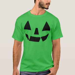 Kürbislaterne Kostüm Beängstigend Pumpkin Face Hal T-Shirt