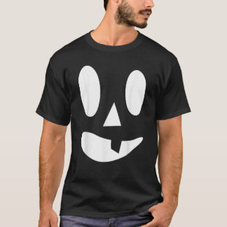 Kürbislaterne Kürbisgesicht Lustiger Halloween-Kos T-Shirt