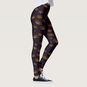 Kürbislaterne-Leggings Leggings