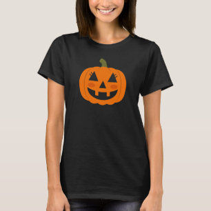 Kürbislaterne Niedlicher Pumpkin-T - Shirt zu Hall